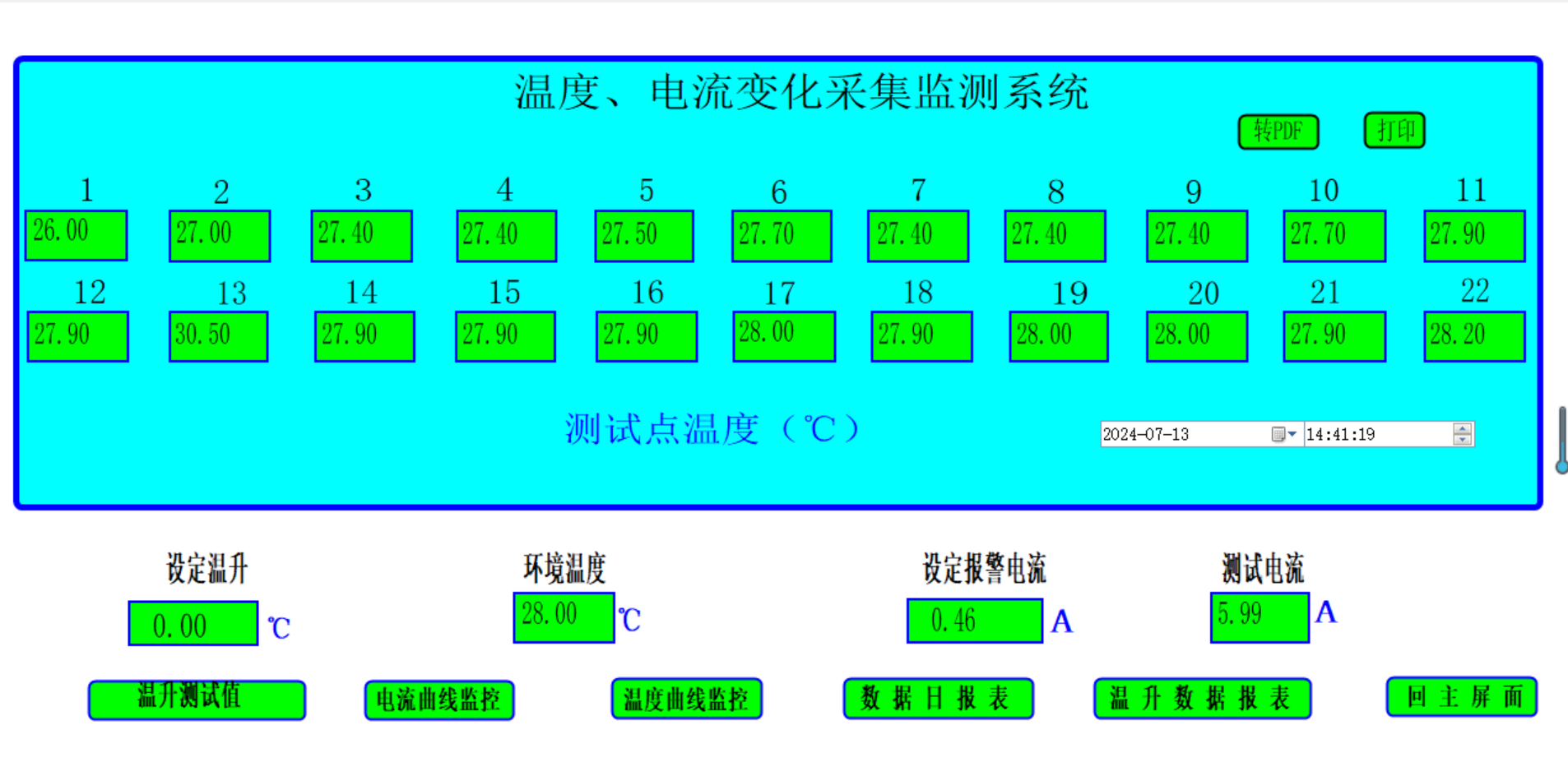 TMR-500DC直流溫升電流綜合測試儀