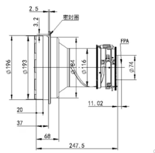 YAMAKO山田   YM-TL9X25W   熱成像鏡頭