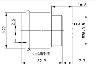 YAMAKO山田   YM-TL8.5D   熱成像鏡頭