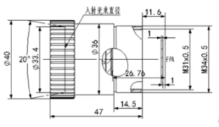 YAMAKO山田   YM-TL40D   熱成像鏡頭