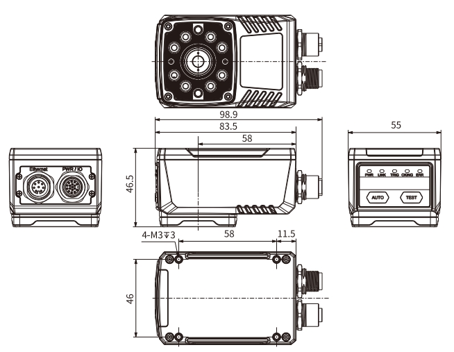 OPT奥普特     OPT-IDD1-M010G-L16       智能读码器D系列