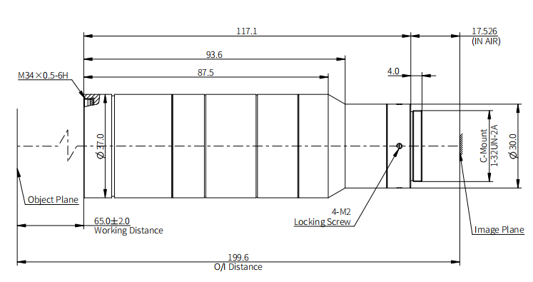 OPT奥普特    OPT-CH20-65-F16    远心镜头