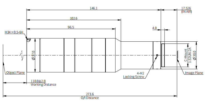 OPT奥普特    OPT-CH15-110-F16    远心镜头