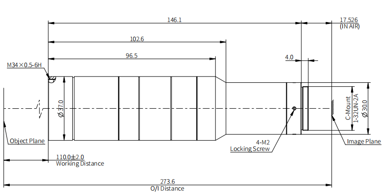 OPT奥普特    OPT-CH15-110-F11    远心镜头