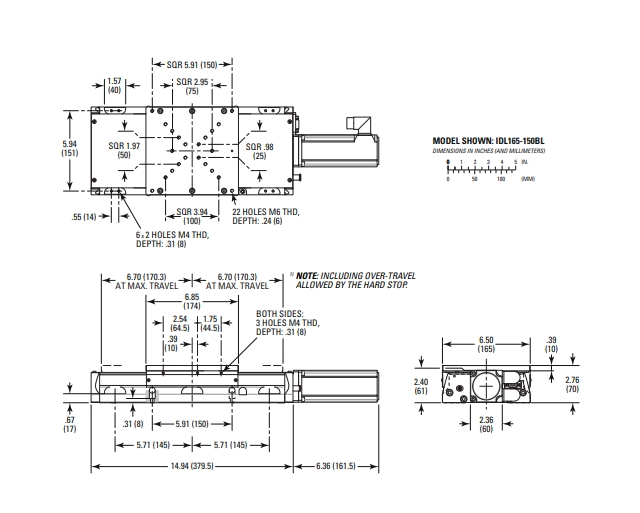 NEWPORT優(yōu)鉑特 IDL165-150BL IDL-BL 工業(yè)級(jí)鋁無(wú)刷直流電機(jī)線性平移臺(tái)