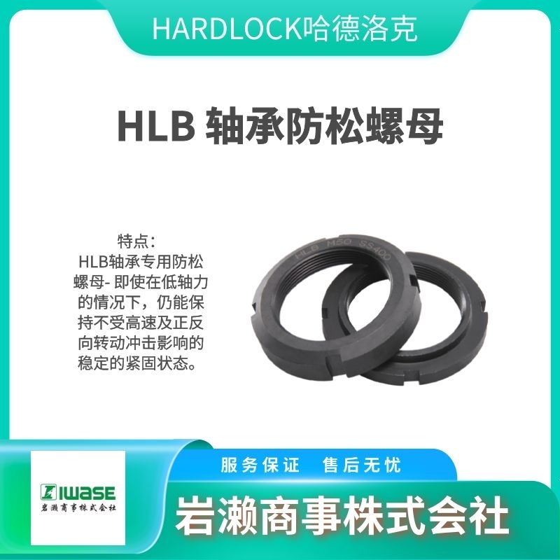 HARDLOCK哈德洛克  偏心螺母  防松螺母  緊定螺釘 HLN-R  M6x1.0