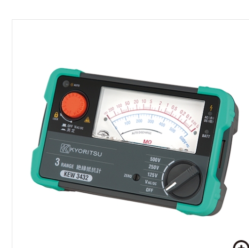 北崎供應(yīng)KYORITSU共立電表KEW 3432絕緣電阻計