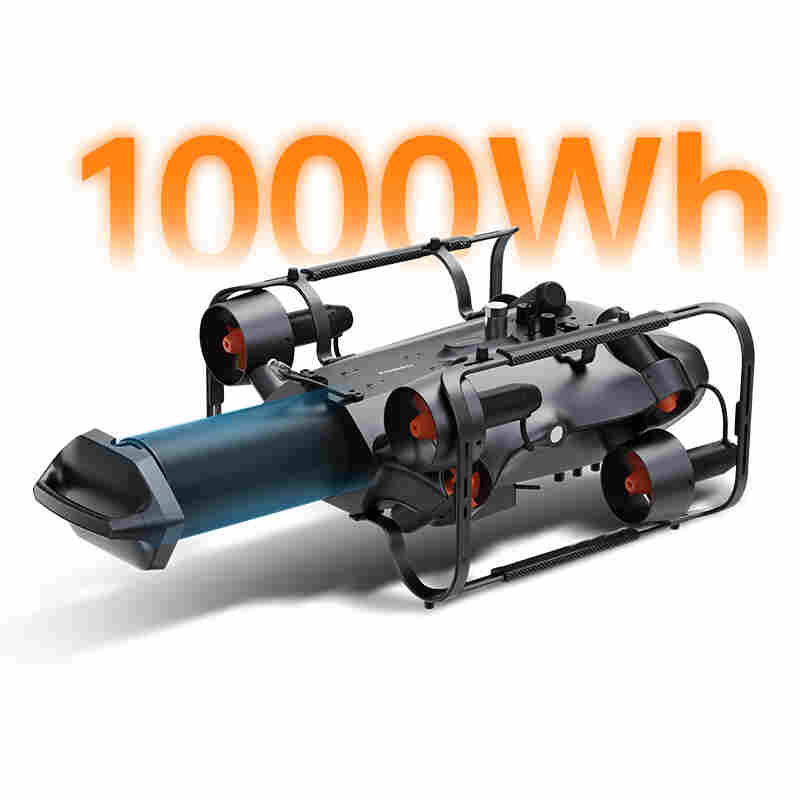 潜行创新潜蛟X100行业级水下海洋机器人潜航器360°拍摄深度达350米水下推进器