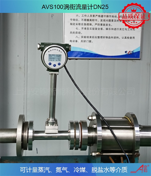 渦街流量計(jì)計(jì)量飽和蒸汽DN300