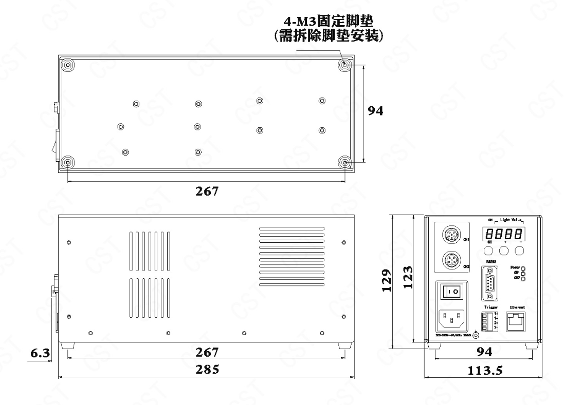 CST康視達  CST-CPL48320C-2T   光源控制器