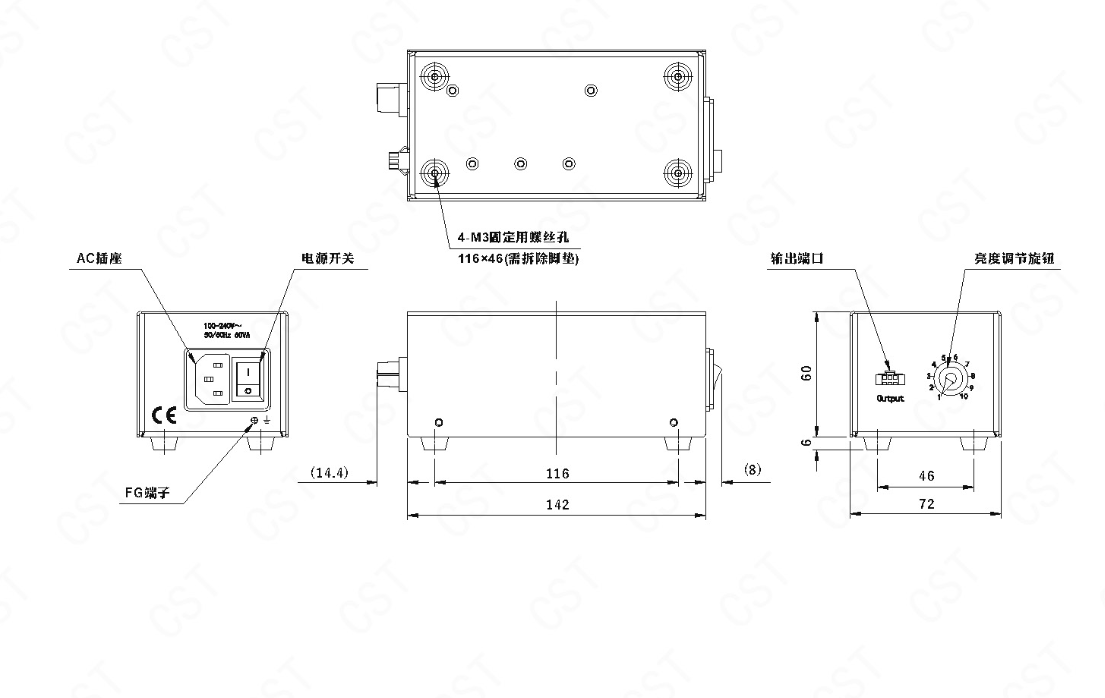 CST康視達(dá) CST-MAPS2420A-1   光源控制器
