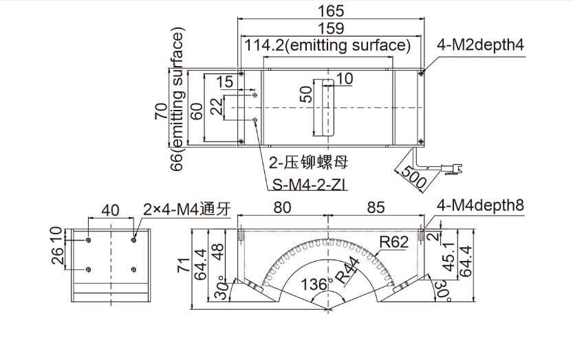 LOTS樂視  LTS-AFP11466-W  扇形無影光源