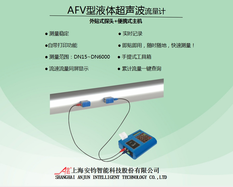 工業(yè)循環(huán)水測(cè)量液體超聲波流量計(jì)DN50