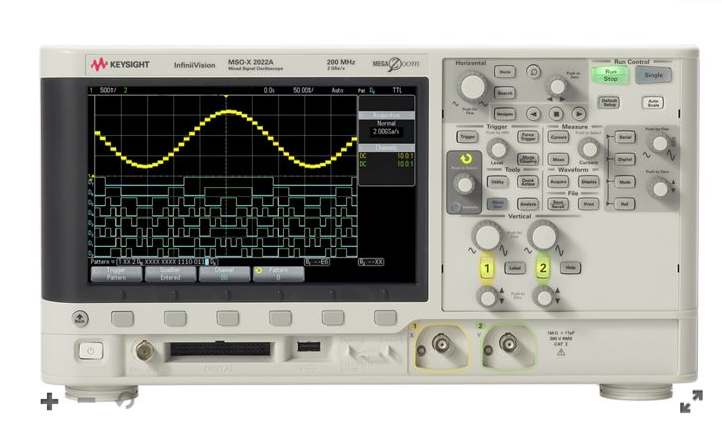 MSOX2002A混合信號示波器:70 MHz2個模擬通道加8個數(shù)字通道