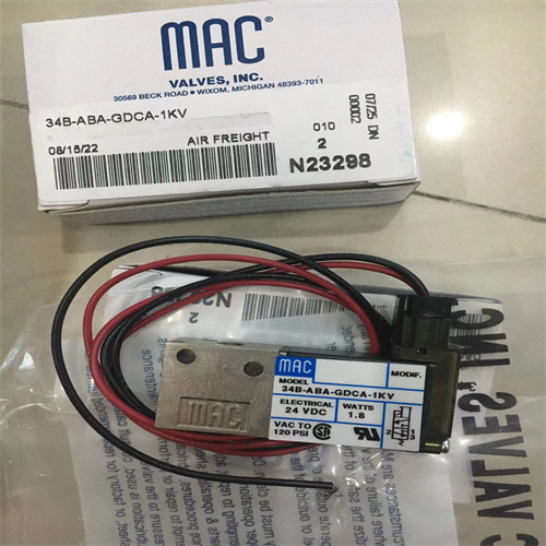 美國MAC二通式電磁閥34B-ABA-GDFA-1KA