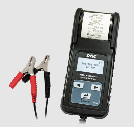 DHC臺(tái)灣BT900汽車(chē)蓄電池檢測(cè)儀壽命電壓電量?jī)?nèi)阻測(cè)試儀帶打印