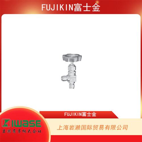 FUJIKIN富士金 帶面板螺母的手動角式針閥 US-027P-6.35-R-V 