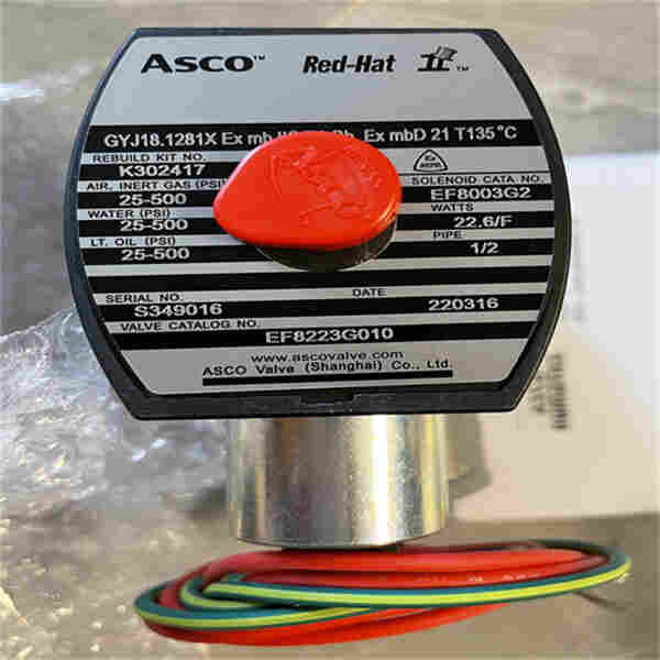 美國(guó)ASCO密封耐酸堿電磁閥現(xiàn)貨NFG353A044V/DC24V