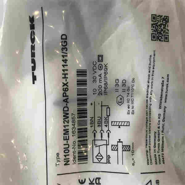 綜合說明TURCK光電開關BSO2M-Q60-VDZ38X5     