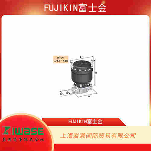 FUJIKIN富士金 不銹鋼自動耐磨型隔膜閥 BNWO-100PE-7M
