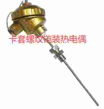 鎳鉻-銅鎳卡套螺紋熱電偶WRCK-191