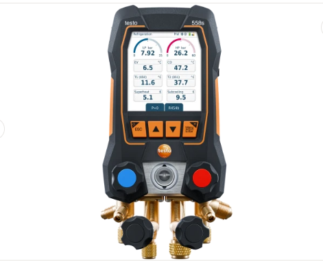 德圖 testo 558s電子冷媒表帶四通閥組觸摸屏