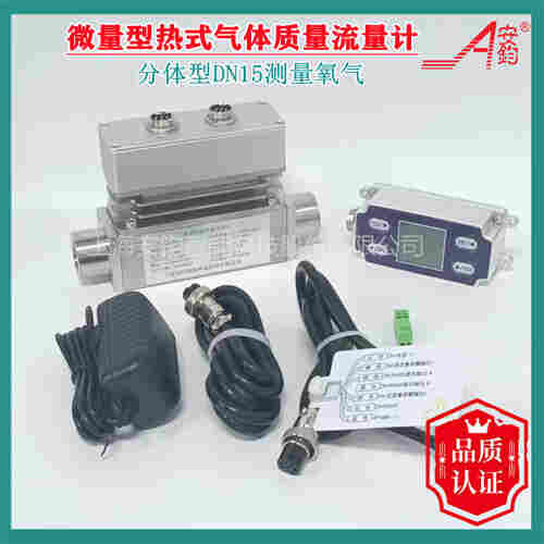 微量型熱式氣體質(zhì)量流量計DN15計量空氣