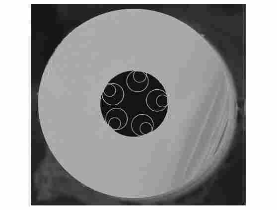 嵌套反谐振空芯光纤