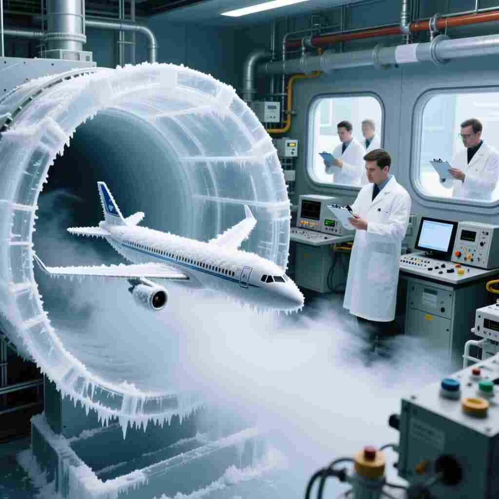 风挡除雨地面结冰试验