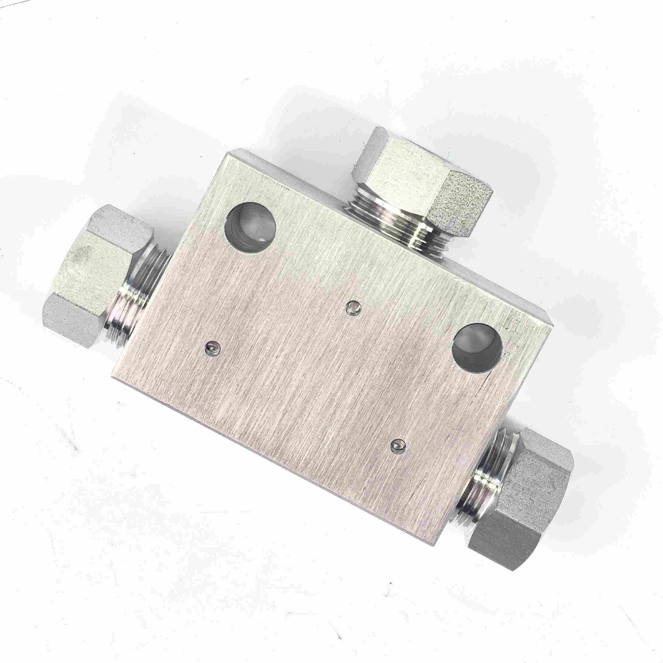 亿仕顿316L不锈钢高压三通阀门配件螺纹连接非标设计