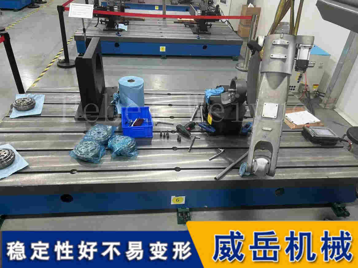 鑄鐵地坪鐵 工裝檢測平臺 汽車零部件測試地坪鐵廠家直銷