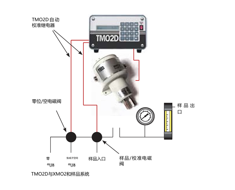 panametrics TMO2D 顯示和控制模塊