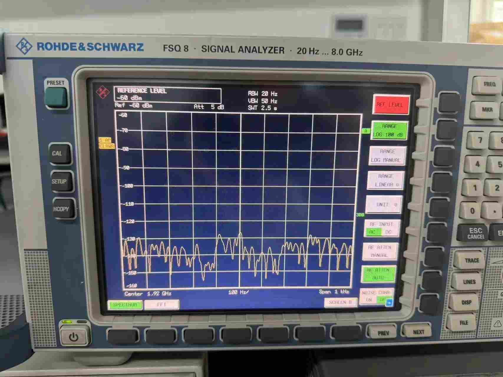 出售羅德與施瓦茨FSQ8頻譜分析儀
