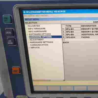 出售現(xiàn)貨+回收羅德與施瓦茨SFU廣播電視測(cè)試系統(tǒng)技術(shù)指標(biāo)