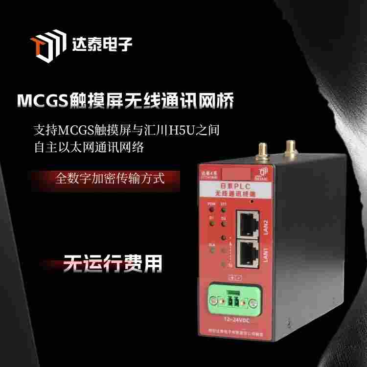 RJ45接口 汇川plc无线tcp通讯 特色定制方案 