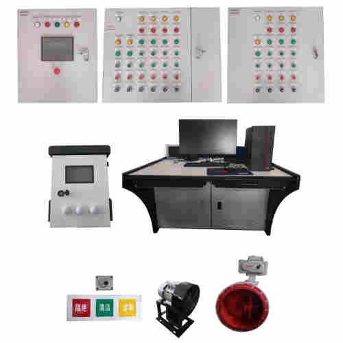 人防地下室*三防智能控制系統(tǒng)中配電腦風(fēng)機(jī)風(fēng)閥版控箱觸屏+分控箱按鍵