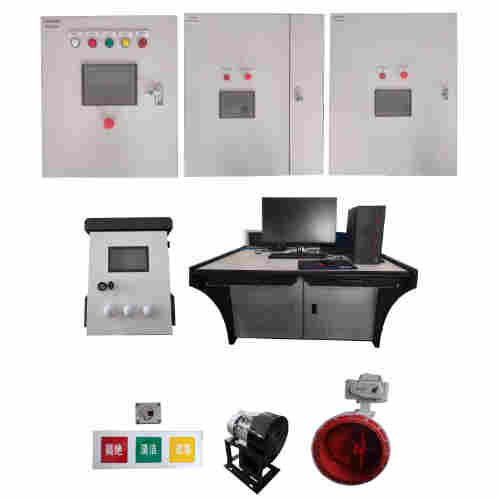 人防地下室*三防智能控制系統(tǒng)高配電腦風(fēng)機(jī)風(fēng)閥版控箱觸屏+分控箱按鍵