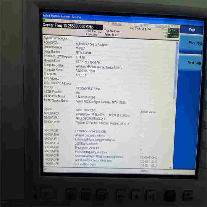 回收keysight是德科技N9030A频谱分析仪