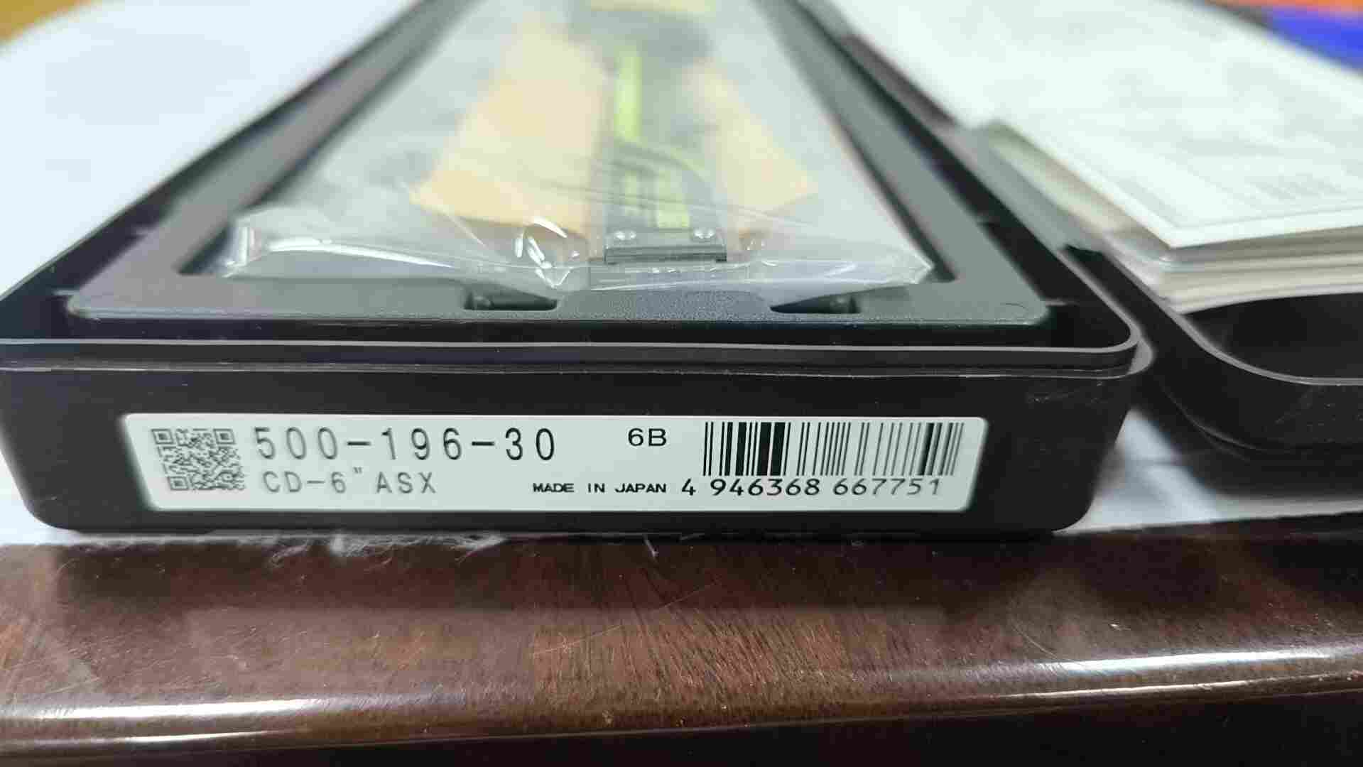 MITUTOYO 三丰 500-196-30 工业级不锈钢数显卡尺 机械加工实验室精密尺寸检测量具