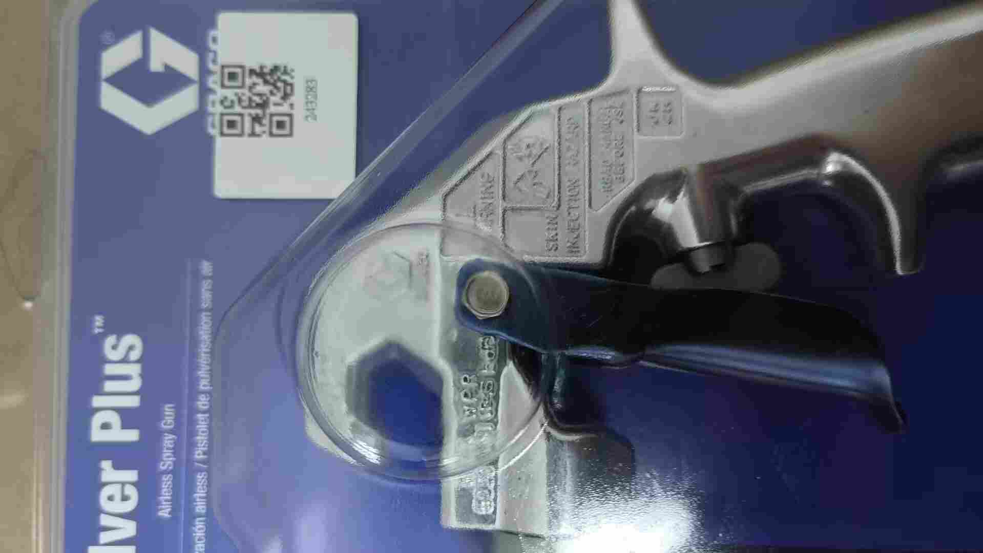 美国GRACO固瑞克 243283 高压无气喷涂枪 不锈钢流道 适配乳胶漆防腐漆高粘度胶料喷涂设