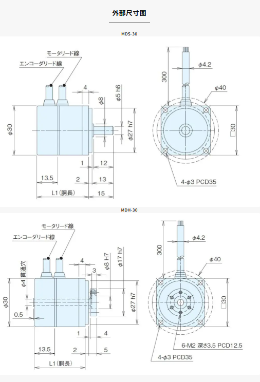 高精度伺服电机MDS系列
