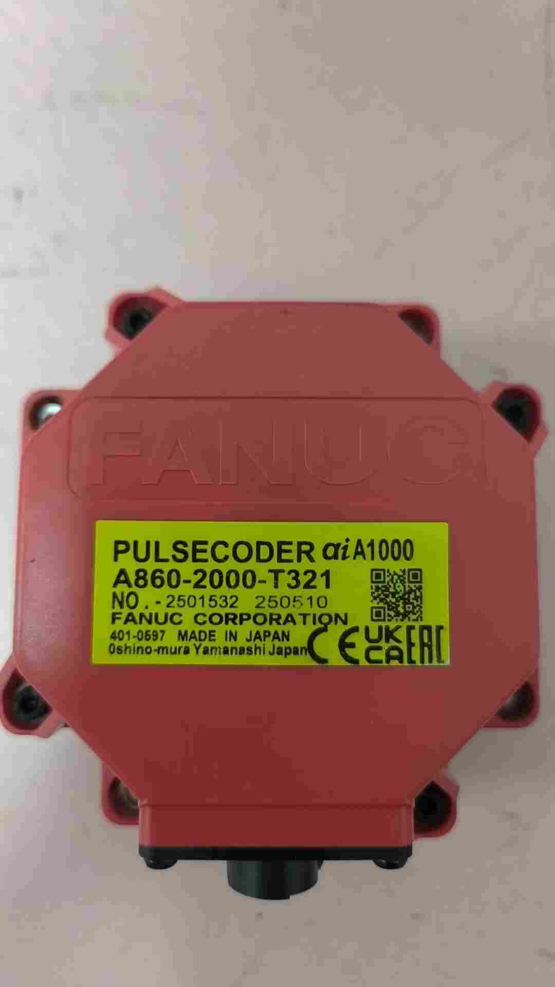 FANUC A860-2000-T321 红色八角脉冲编码器无需回零数控机床三轴伺服编码器