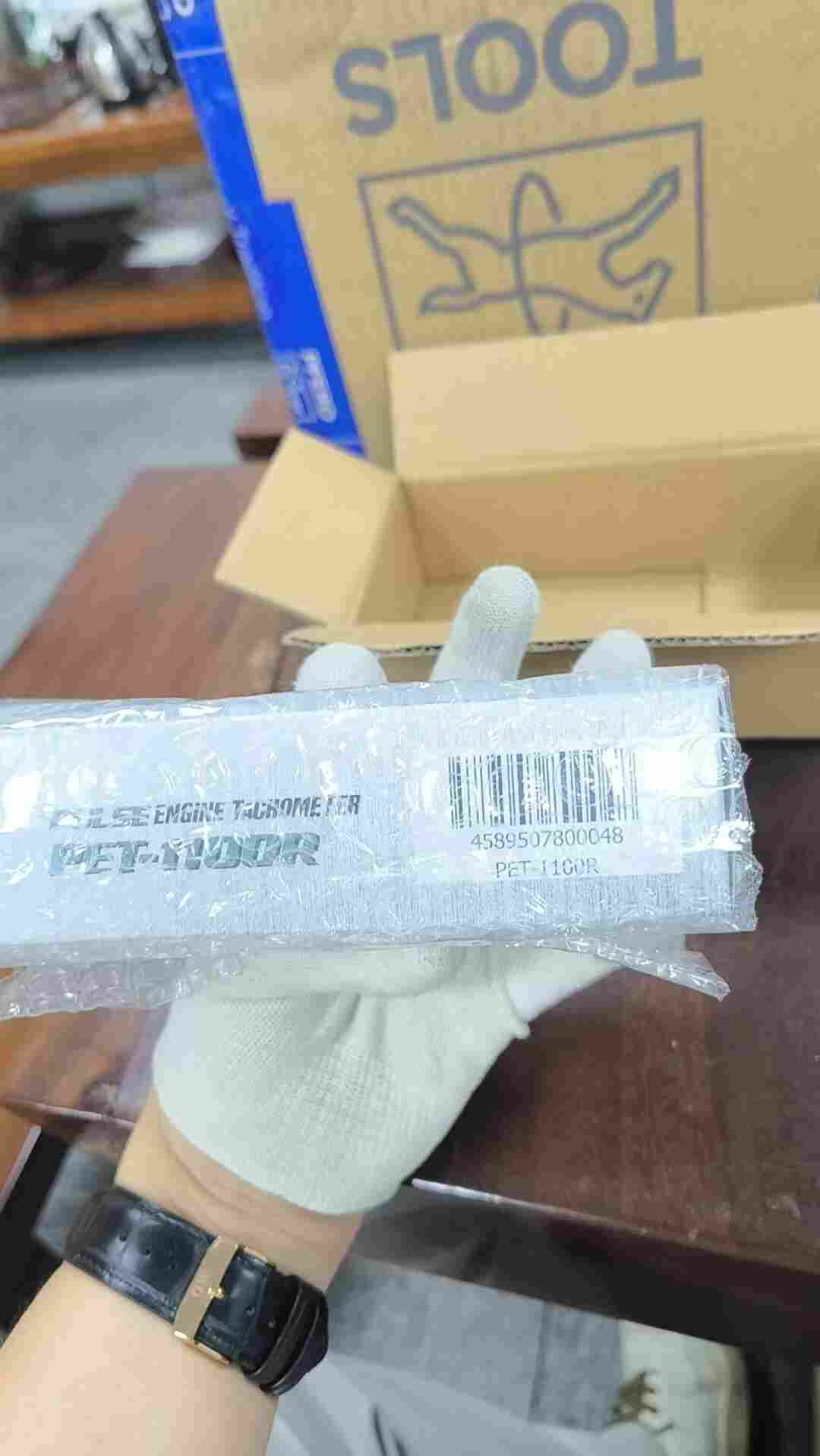 日本 OPPAMA 追浜 PET‑1100R 发动机转速表 非接触感应式汽油引擎转速计