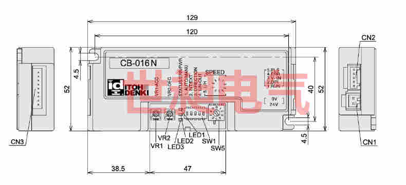 日本伊东ITOH无刷电滚筒驱动卡HB-510全新原装
