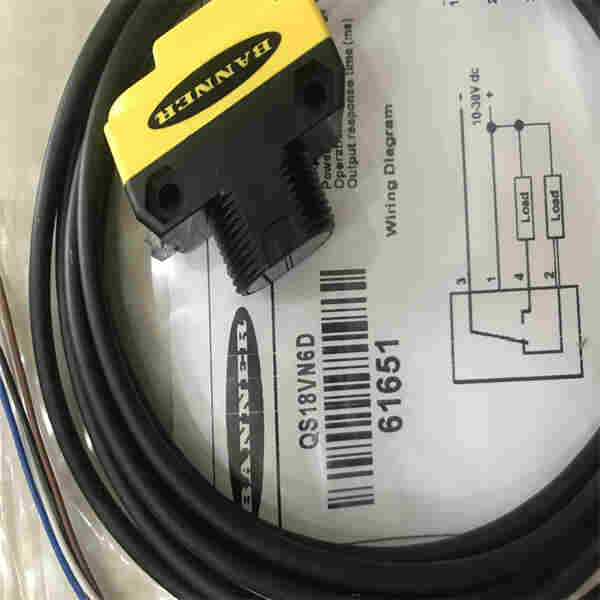 BANNER光学传感器QS18VP6LVQ8邦纳可检测物体   