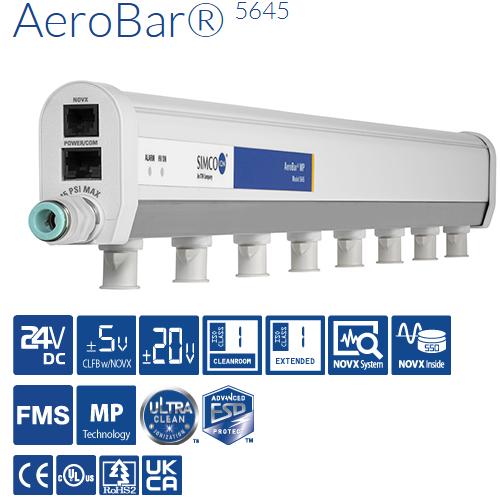 SIMCO‑ION 思美高 AeroBar®5645LP 薄型离子风棒