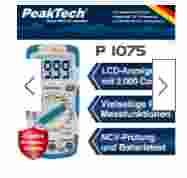 PeakTech600V交直流数字万用表P1075