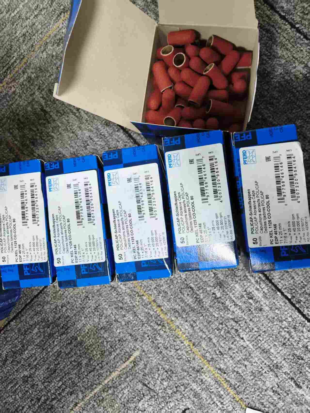 德国 PFERD 马圈 KEL1125 CO‑COOL 80 砂帽 POLICAP 锥形磨帽 陶瓷冷