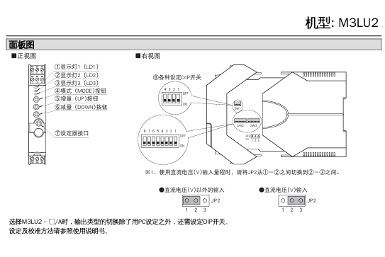 M-SYSTEM 爱模系统 薄形变换器 M3-UNIT 系列