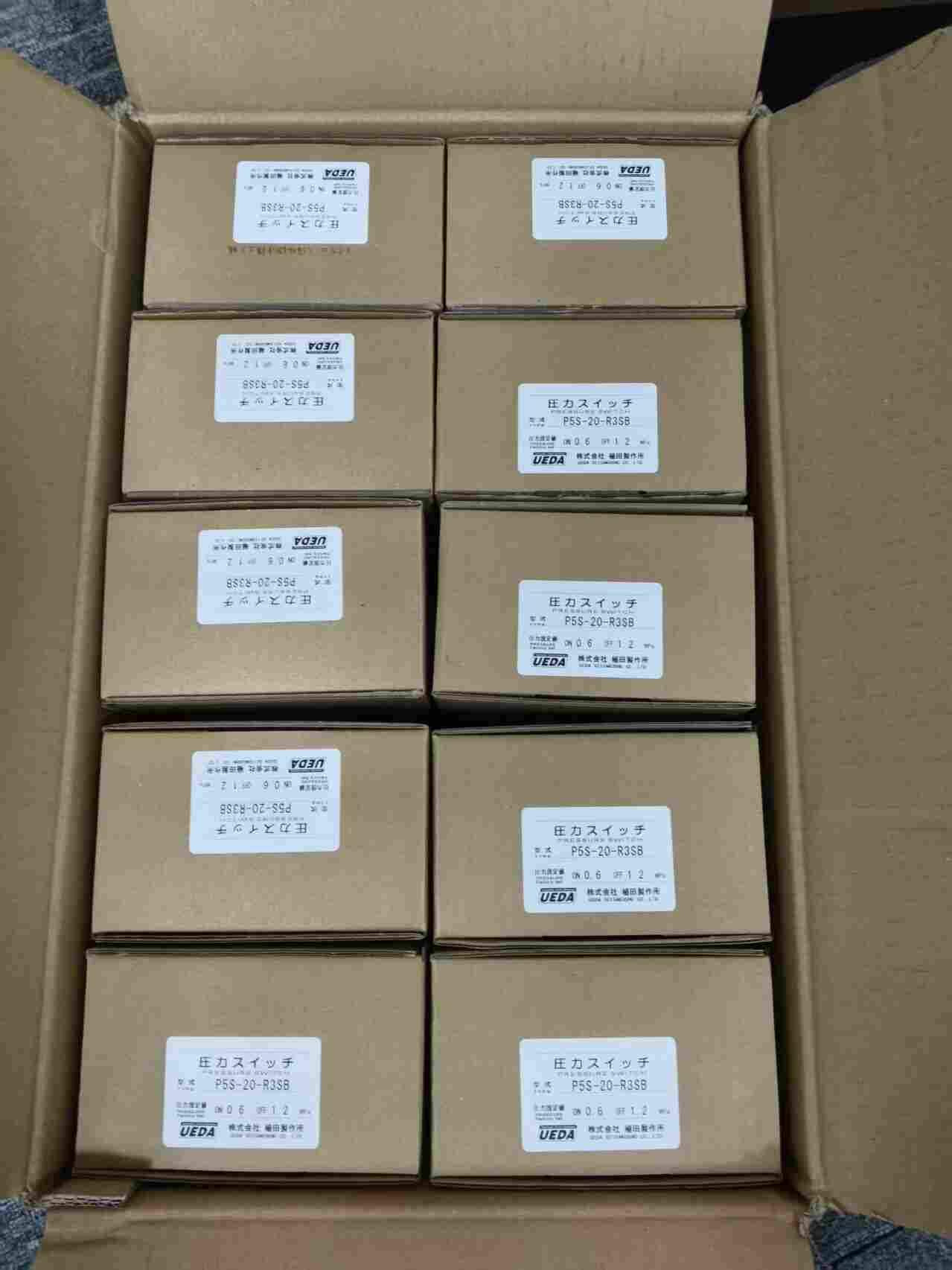 日本 UEDA 植田 P5S-20-R3SB 波纹管式蒸汽压力开关 0.2-2.0MPa 室内通用压
